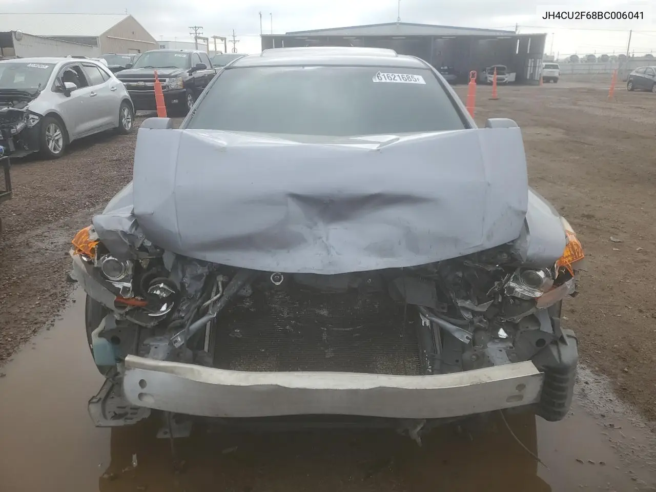 2011 Acura Tsx VIN: JH4CU2F68BC006041 Lot: 61621685