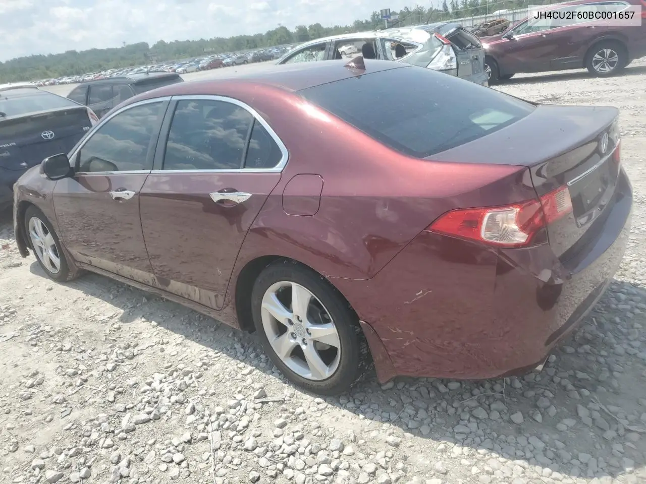 2011 Acura Tsx VIN: JH4CU2F60BC001657 Lot: 63386505