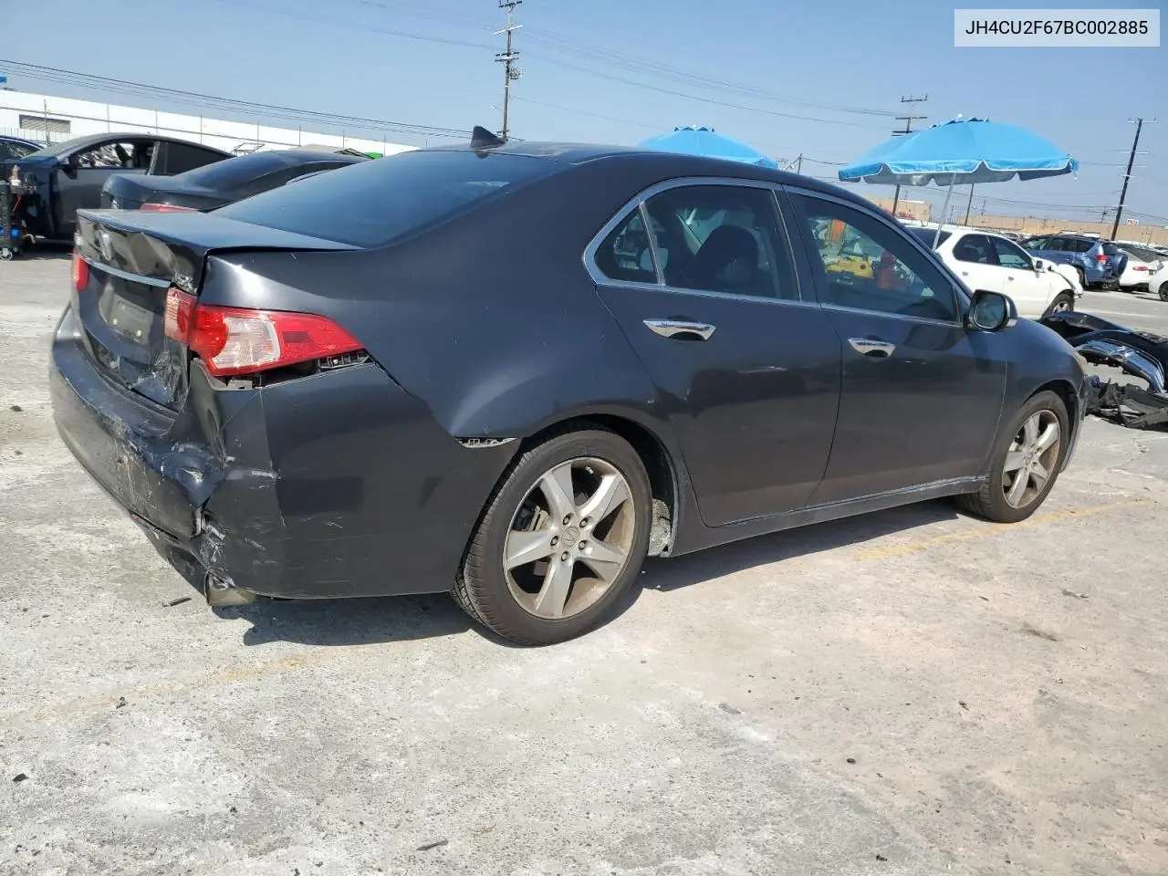 2011 Acura Tsx VIN: JH4CU2F67BC002885 Lot: 63641685