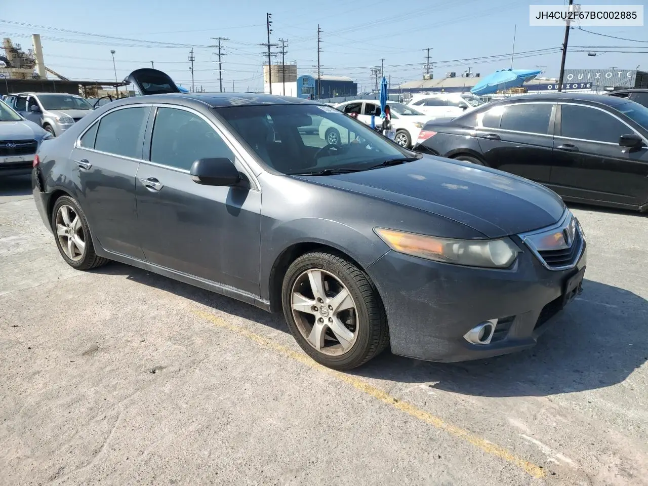 2011 Acura Tsx VIN: JH4CU2F67BC002885 Lot: 63641685