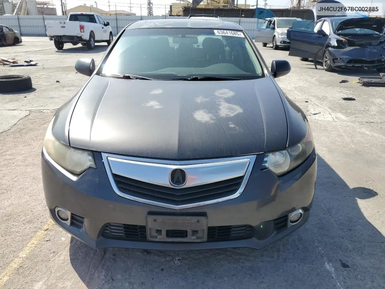 2011 Acura Tsx VIN: JH4CU2F67BC002885 Lot: 63641685