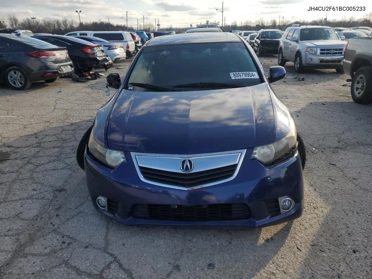 2011 Acura Tsx VIN: JH4CU2F61BC005233 Lot: 80979904