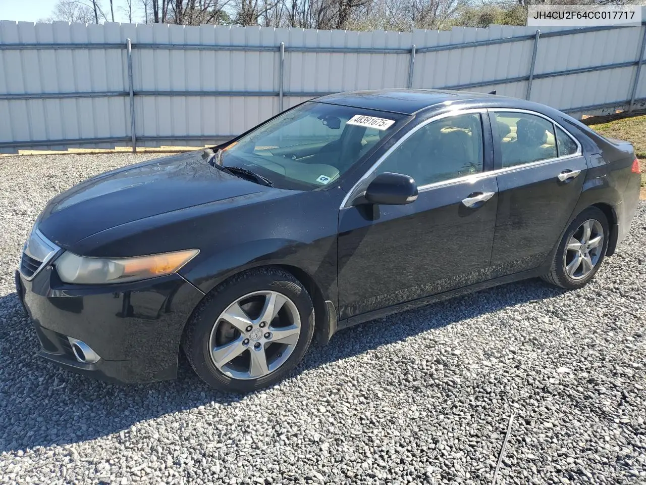 2012 Acura Tsx Tech VIN: JH4CU2F64CC017717 Lot: 48391675