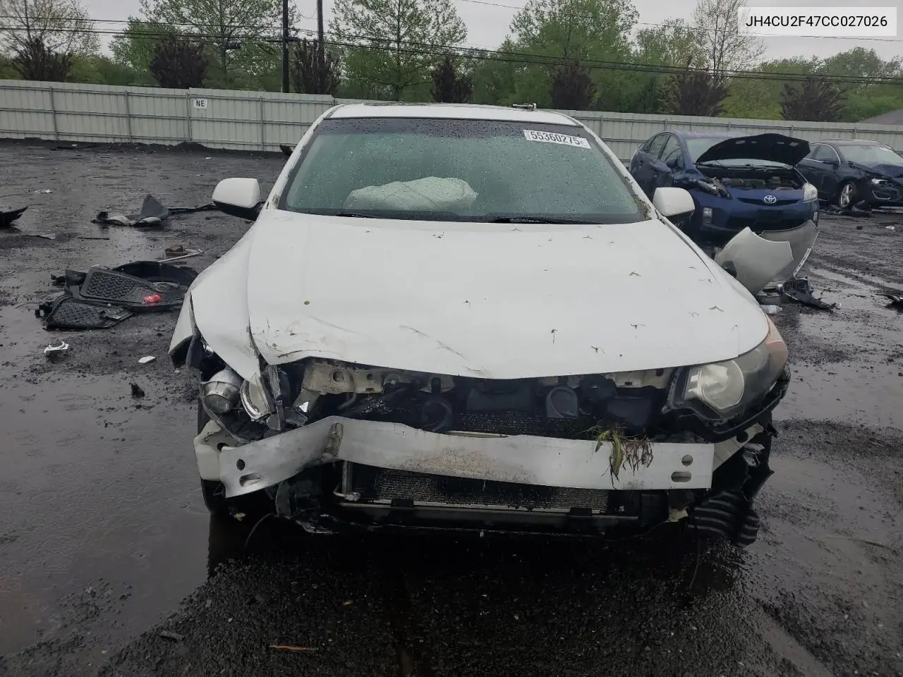 2012 Acura Tsx VIN: JH4CU2F47CC027026 Lot: 55360275
