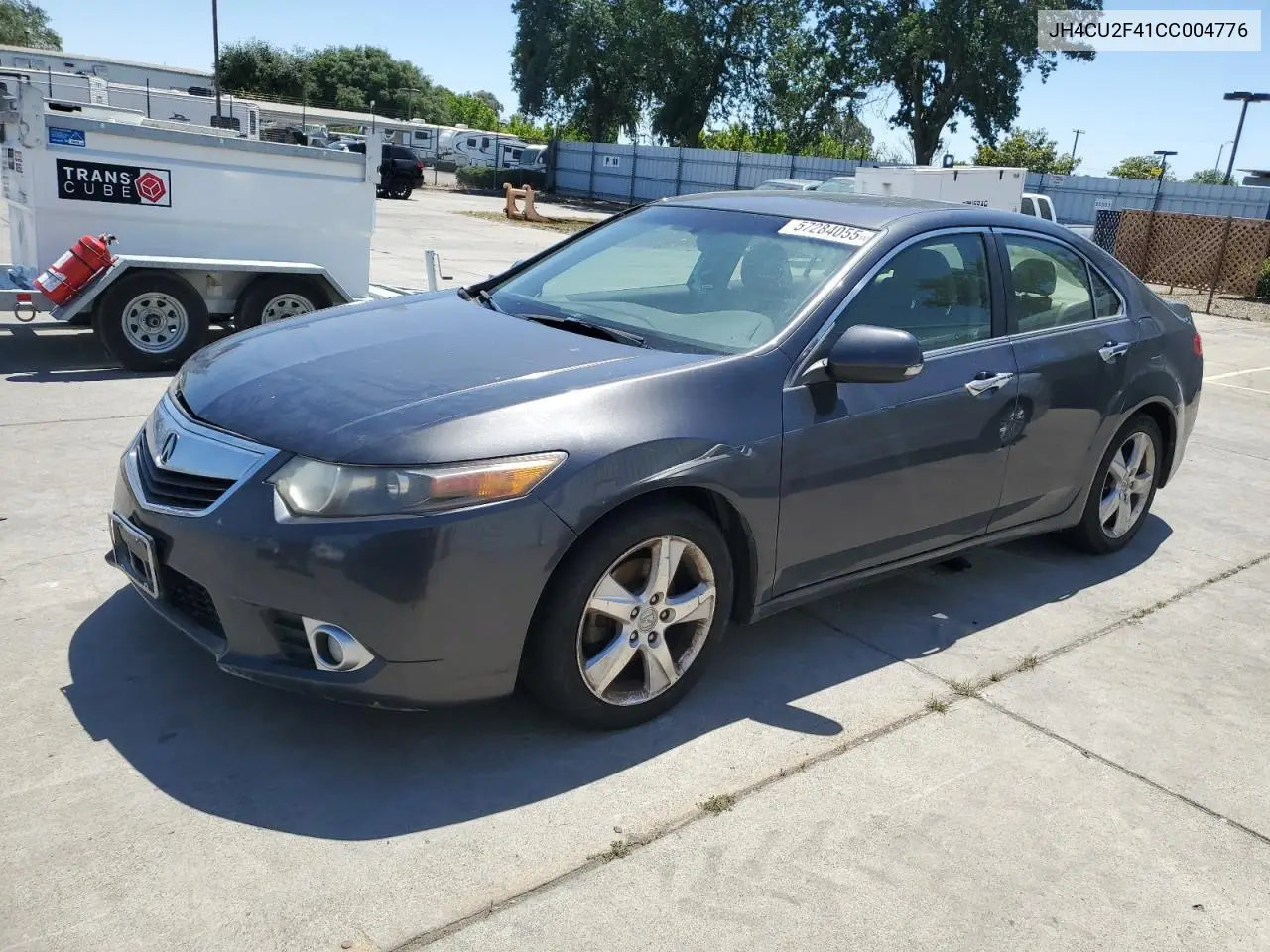 2012 Acura Tsx VIN: JH4CU2F41CC004776 Lot: 57284055