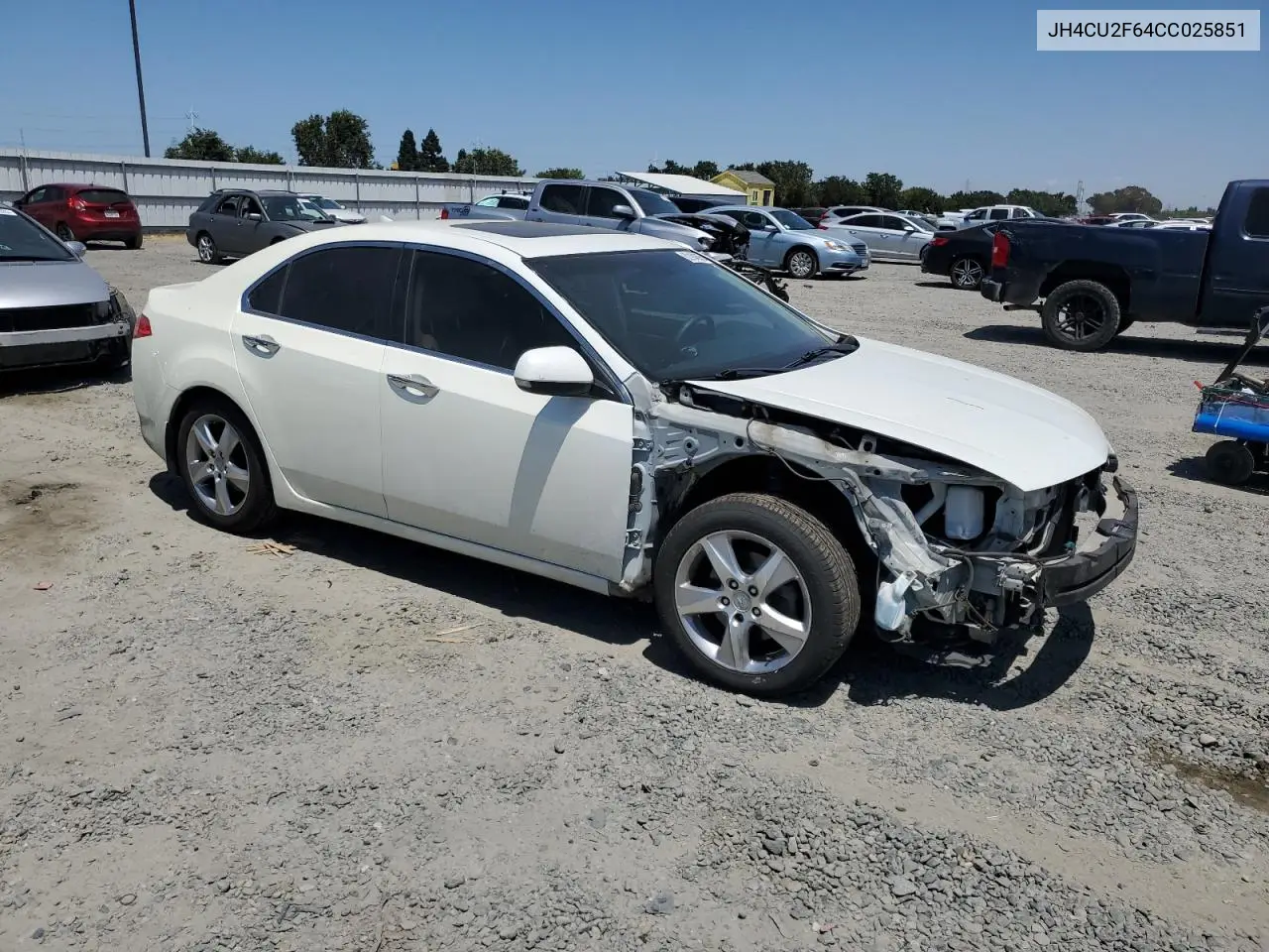2012 Acura Tsx Tech VIN: JH4CU2F64CC025851 Lot: 62184605