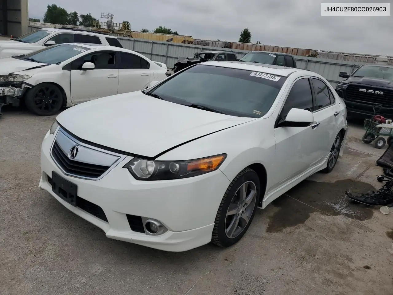 2012 Acura Tsx Se VIN: JH4CU2F80CC026903 Lot: 63077785