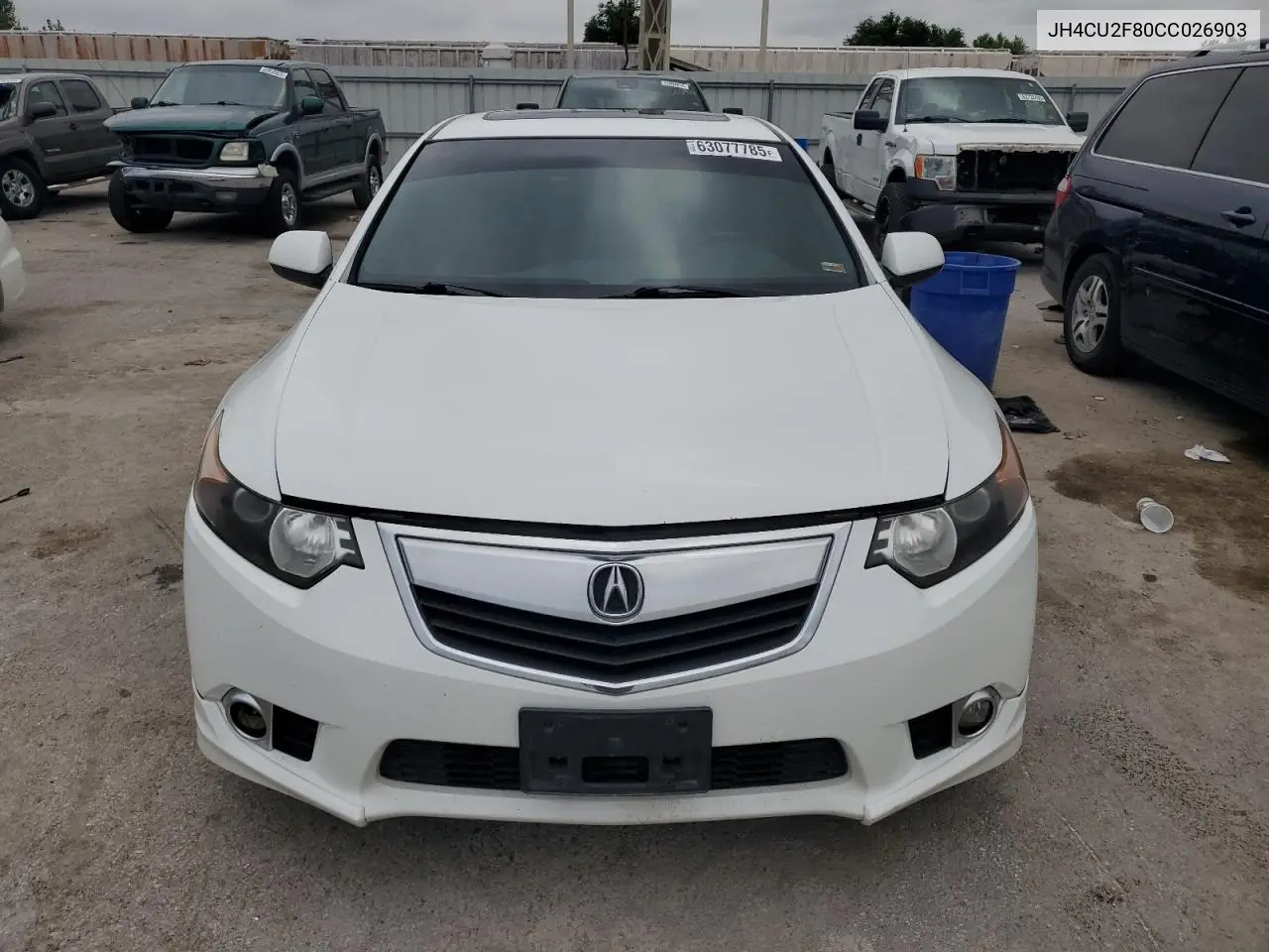 2012 Acura Tsx Se VIN: JH4CU2F80CC026903 Lot: 63077785