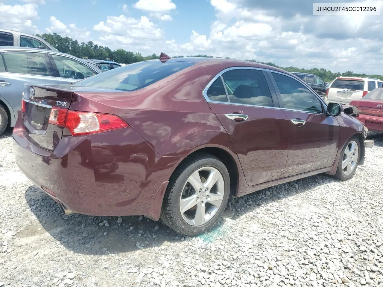 2012 Acura Tsx VIN: JH4CU2F45CC012296 Lot: 63313895