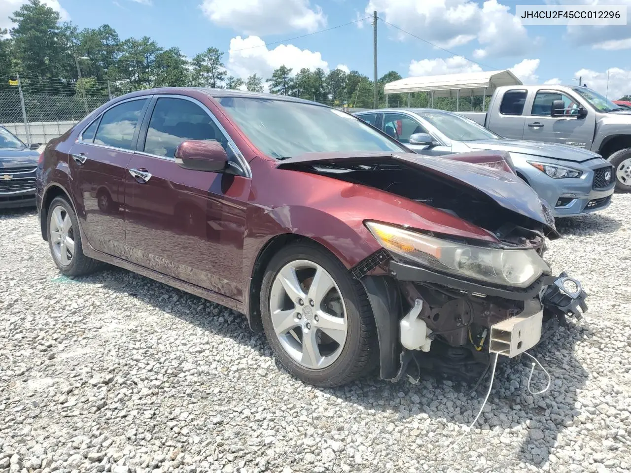 2012 Acura Tsx VIN: JH4CU2F45CC012296 Lot: 63313895