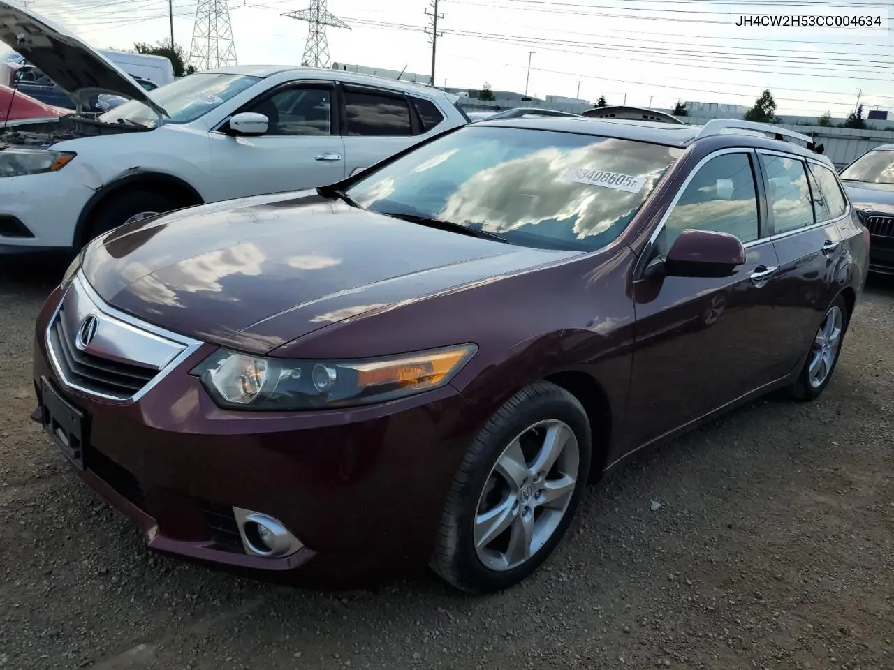 2012 Acura Tsx VIN: JH4CW2H53CC004634 Lot: 63408605
