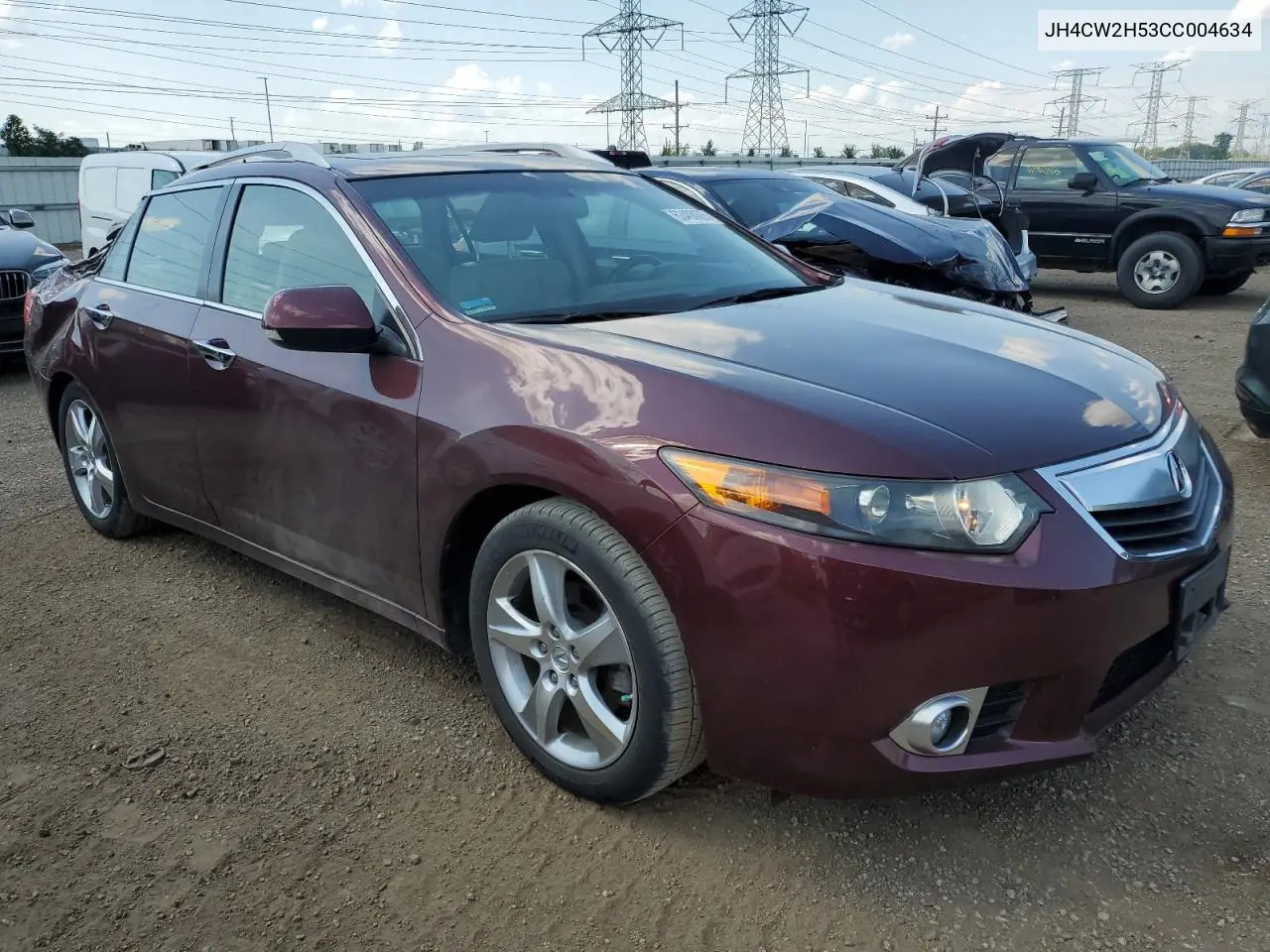 2012 Acura Tsx VIN: JH4CW2H53CC004634 Lot: 63408605