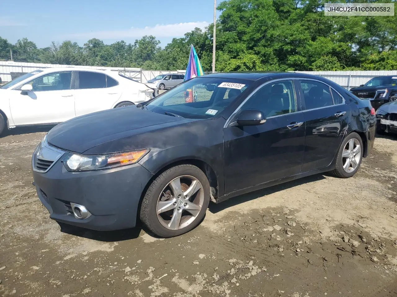 2012 Acura Tsx VIN: JH4CU2F41CC000582 Lot: 63435105