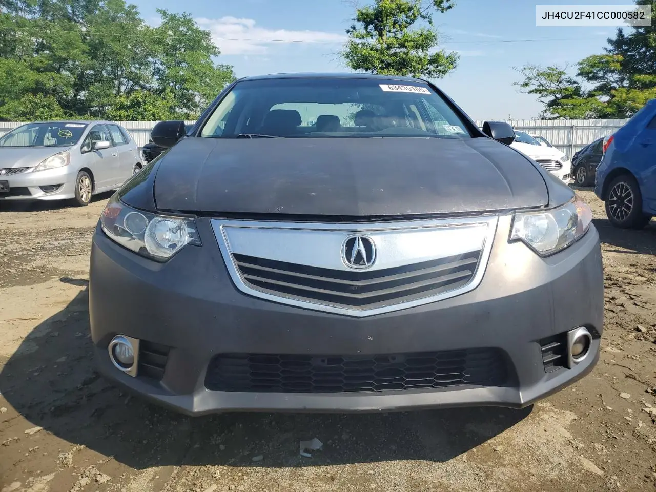 2012 Acura Tsx VIN: JH4CU2F41CC000582 Lot: 63435105