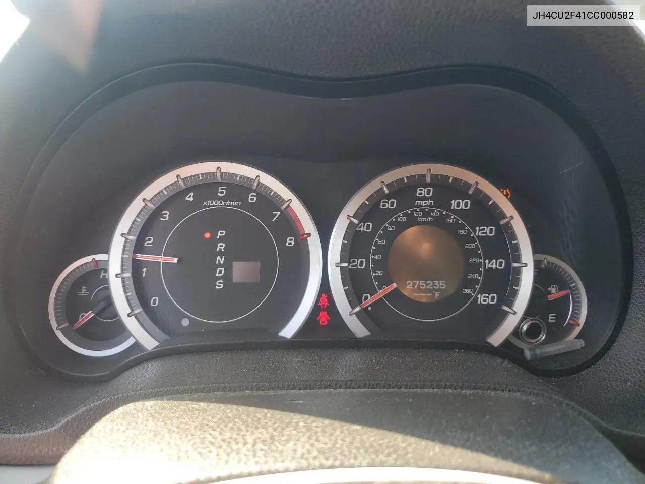 2012 Acura Tsx VIN: JH4CU2F41CC000582 Lot: 63435105
