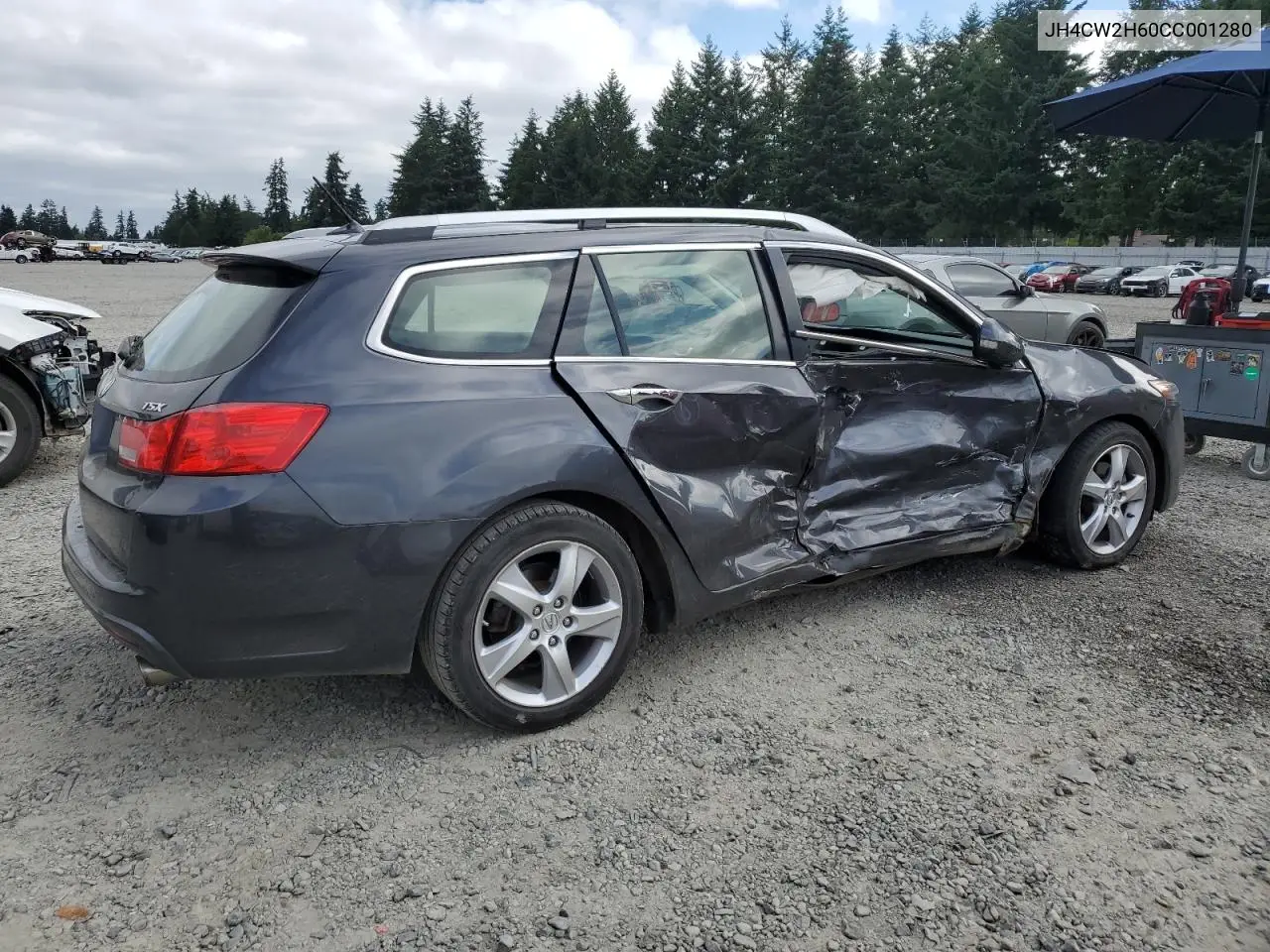 2012 Acura Tsx Tech VIN: JH4CW2H60CC001280 Lot: 63530445