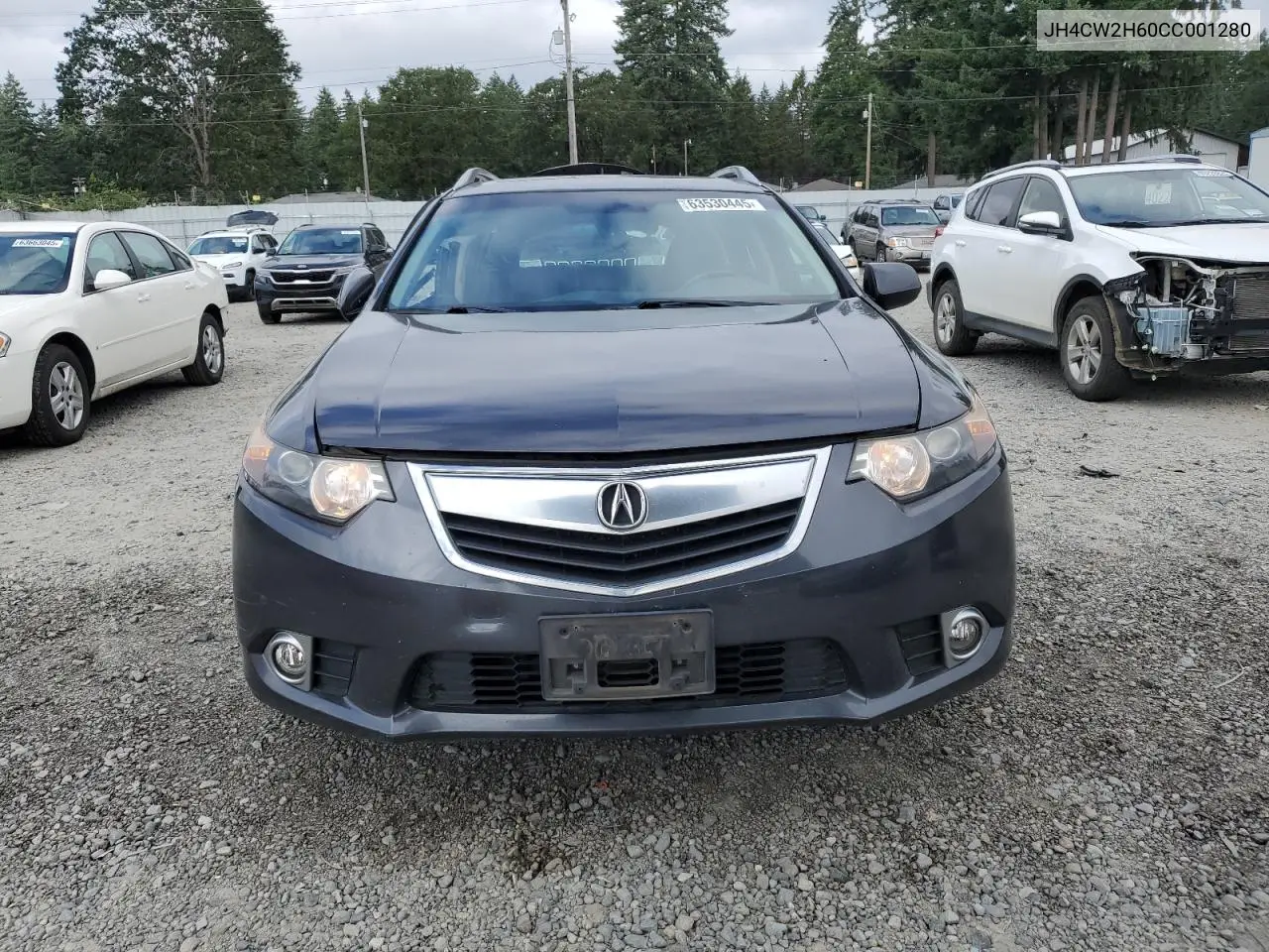 2012 Acura Tsx Tech VIN: JH4CW2H60CC001280 Lot: 63530445
