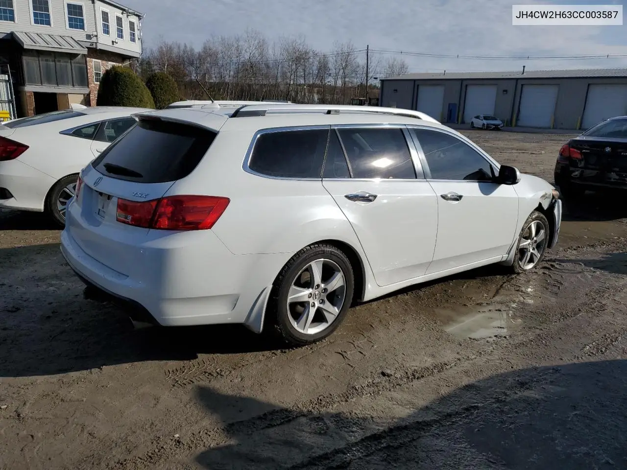 2012 Acura Tsx Tech VIN: JH4CW2H63CC003587 Lot: 82851704