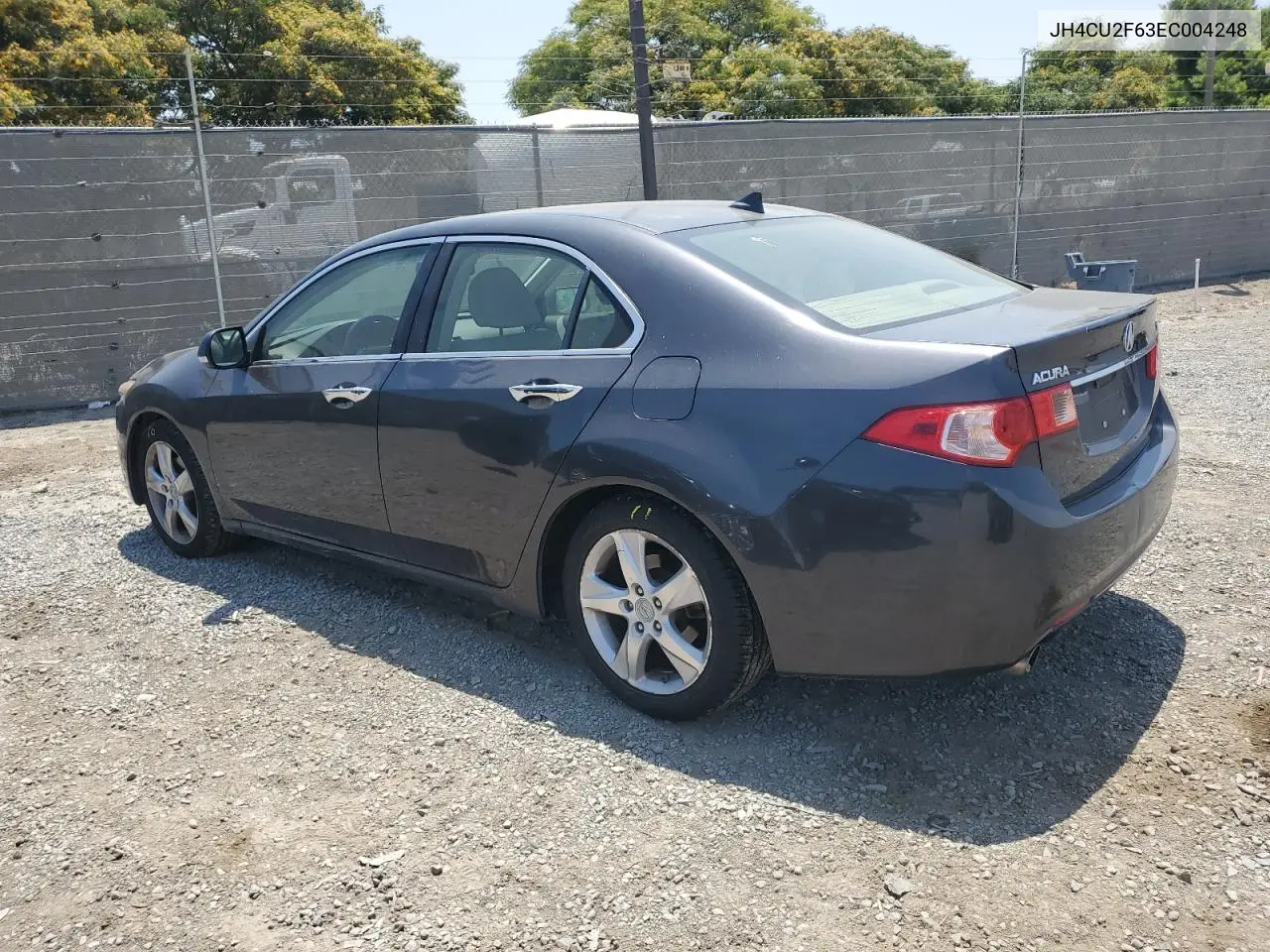 2014 Acura Tsx Tech VIN: JH4CU2F63EC004248 Lot: 62031755