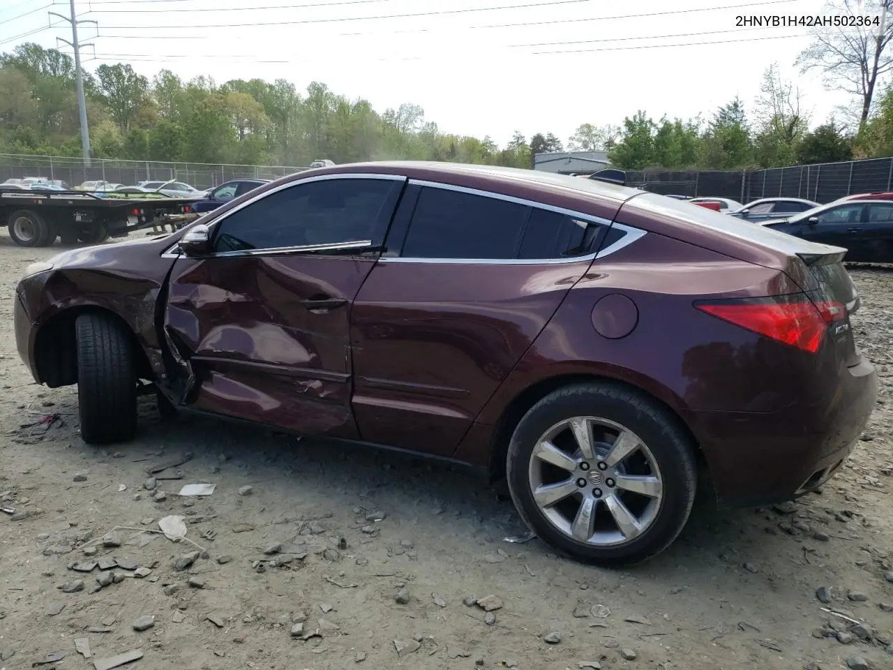 2010 Acura Zdx Technology VIN: 2HNYB1H42AH502364 Lot: 53893465