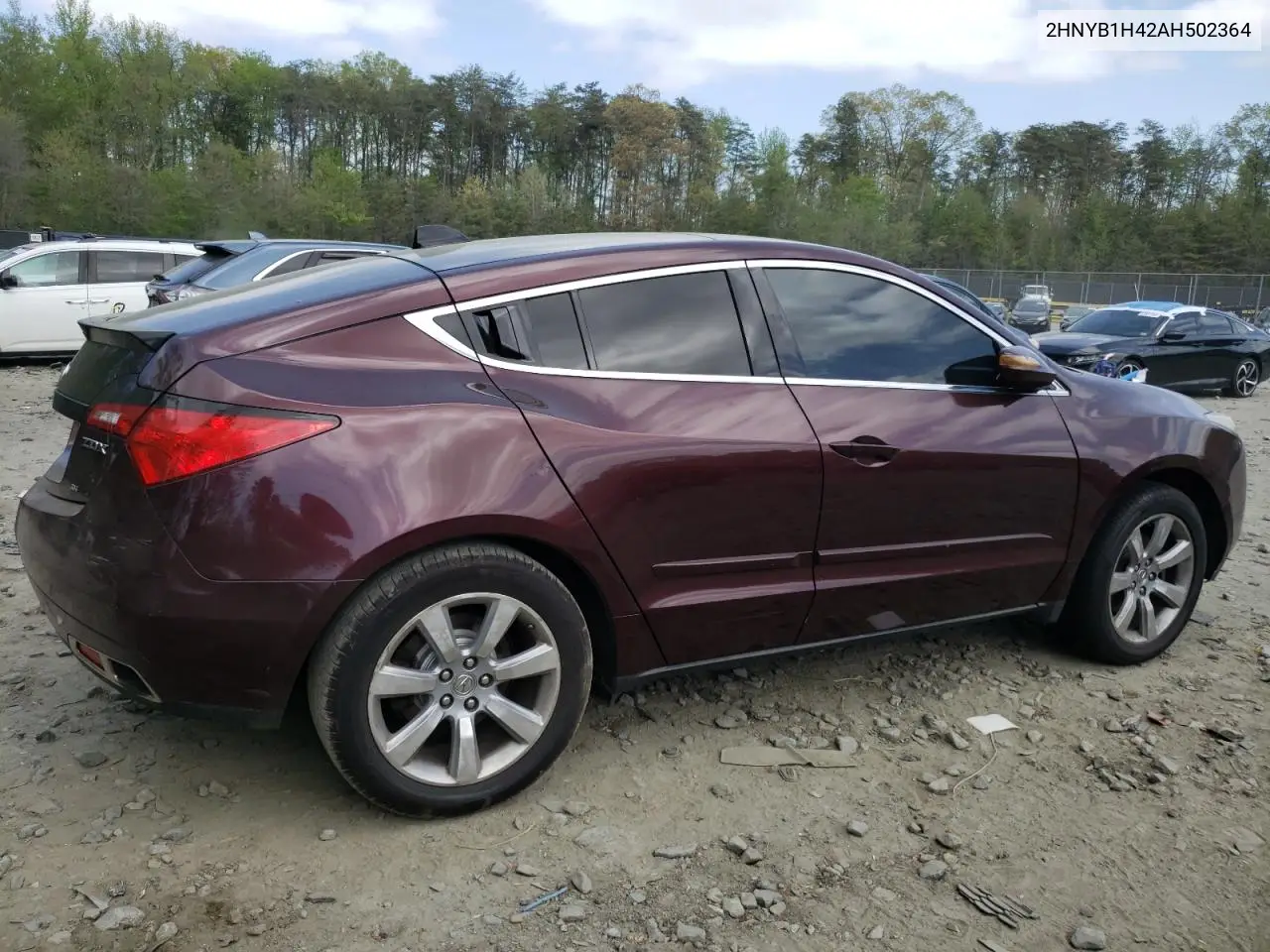 2010 Acura Zdx Technology VIN: 2HNYB1H42AH502364 Lot: 53893465
