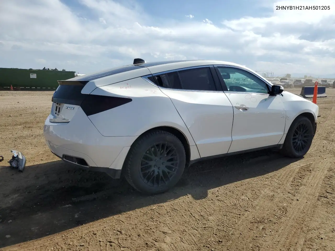 2010 Acura Zdx VIN: 2HNYB1H21AH501205 Lot: 58171905