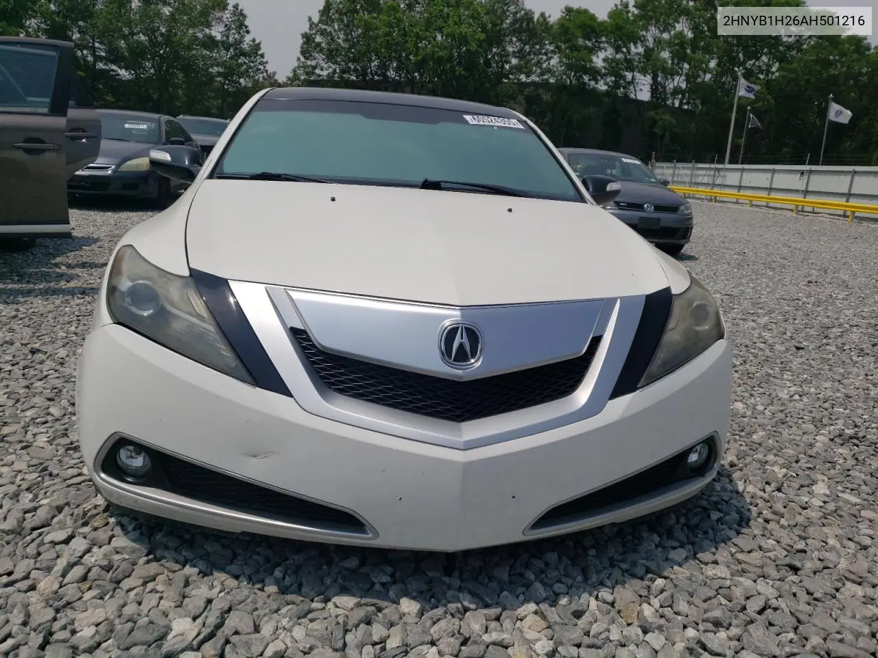2010 Acura Zdx VIN: 2HNYB1H26AH501216 Lot: 60524355