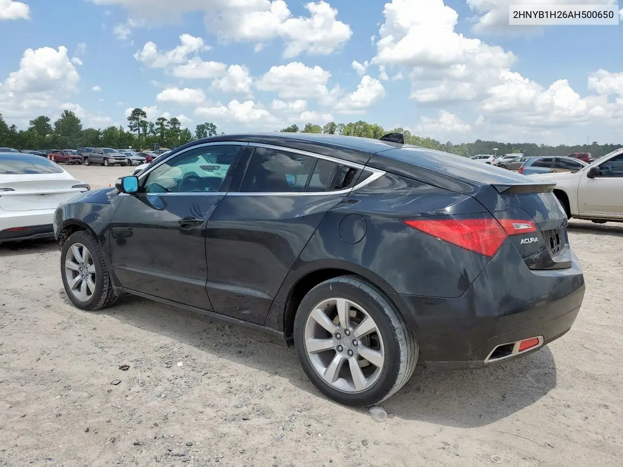 2010 Acura Zdx VIN: 2HNYB1H26AH500650 Lot: 62081915