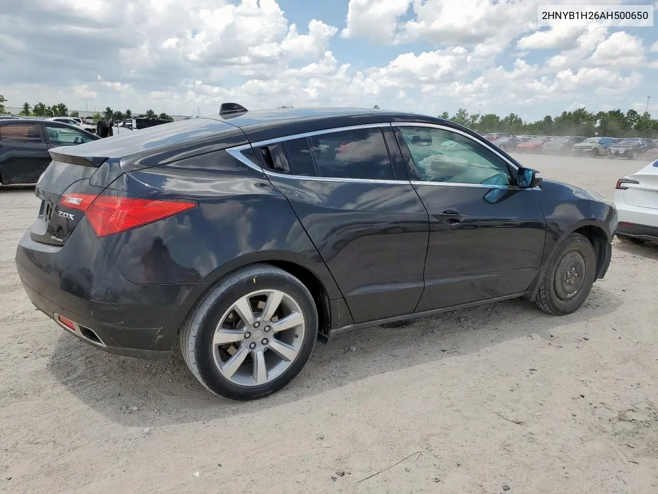 2010 Acura Zdx VIN: 2HNYB1H26AH500650 Lot: 62081915