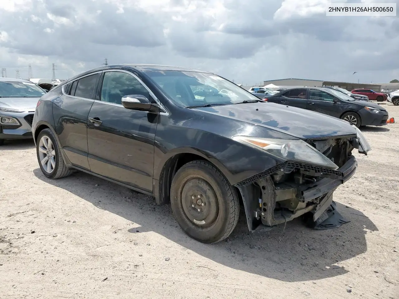 2010 Acura Zdx VIN: 2HNYB1H26AH500650 Lot: 62081915