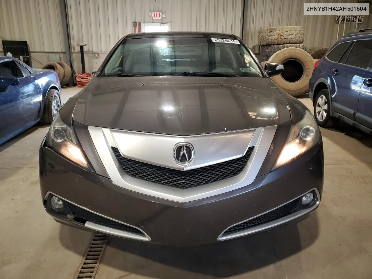 2010 Acura Zdx Technology VIN: 2HNYB1H42AH501604 Lot: 68226634