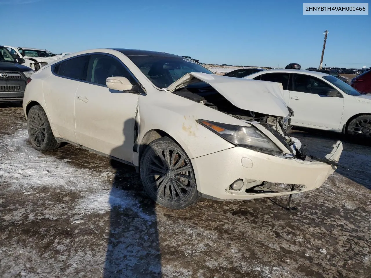 2010 Acura Zdx Technology VIN: 2HNYB1H49AH000466 Lot: 86046464