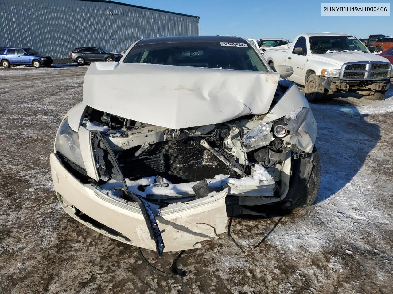2010 Acura Zdx Technology VIN: 2HNYB1H49AH000466 Lot: 86046464