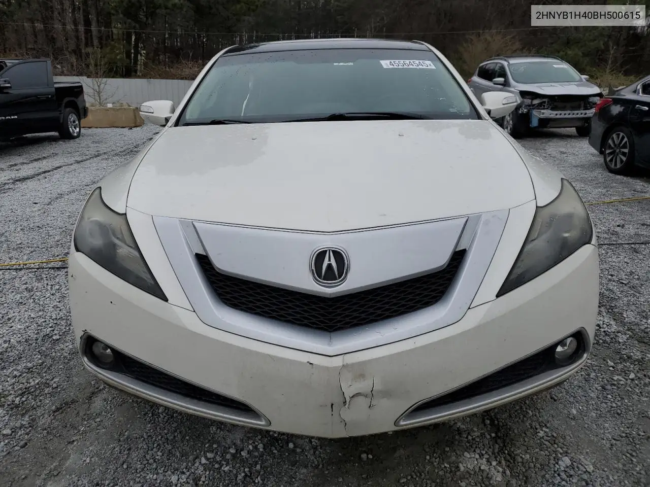 2011 Acura Zdx Technology VIN: 2HNYB1H40BH500615 Lot: 45564545