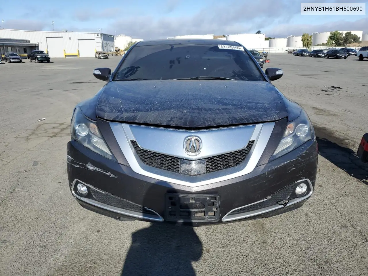 2011 Acura Zdx Advance VIN: 2HNYB1H61BH500690 Lot: 62786455