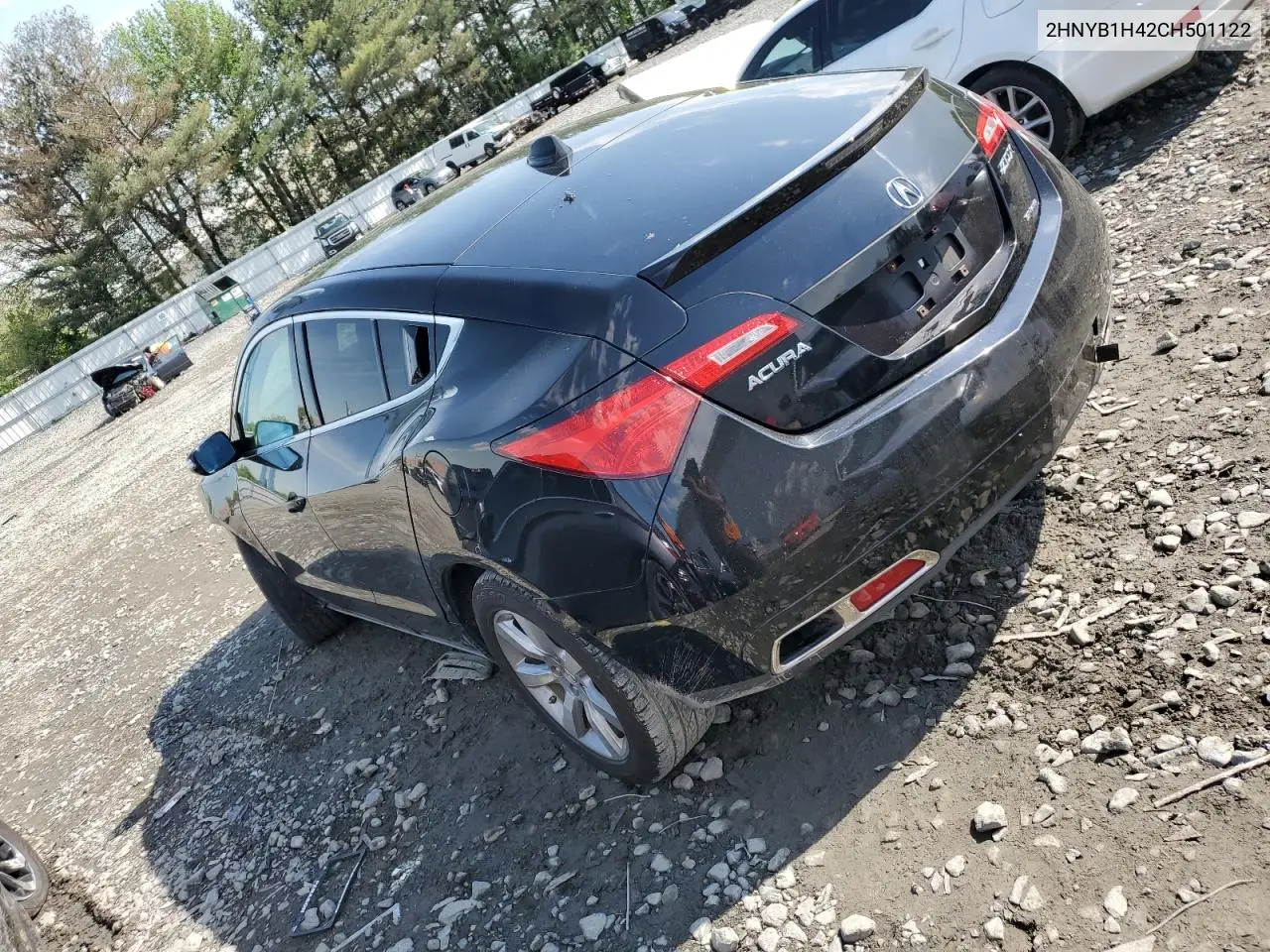 2012 Acura Zdx Technology VIN: 2HNYB1H42CH501122 Lot: 55960335