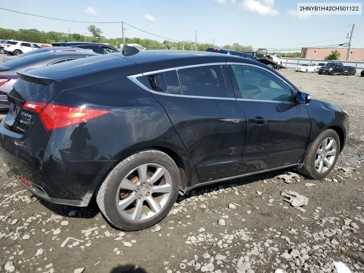 2012 Acura Zdx Technology VIN: 2HNYB1H42CH501122 Lot: 55960335