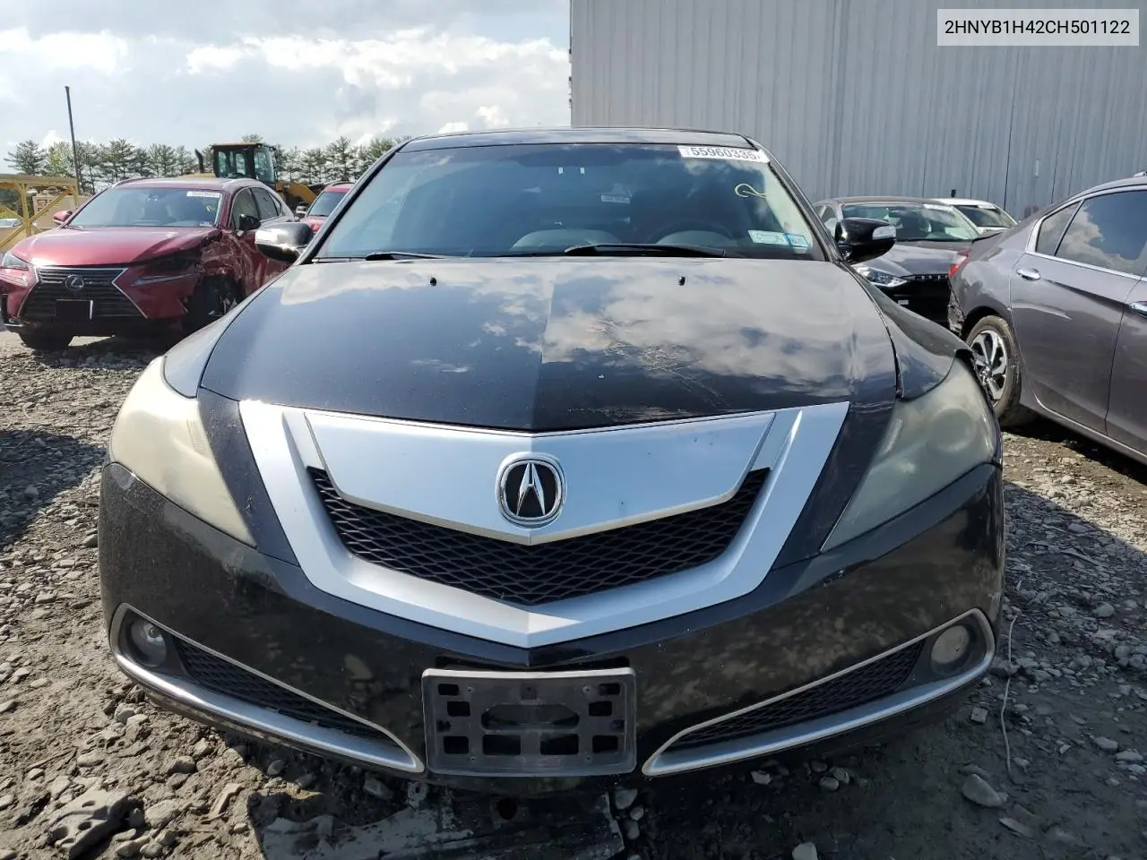 2012 Acura Zdx Technology VIN: 2HNYB1H42CH501122 Lot: 55960335