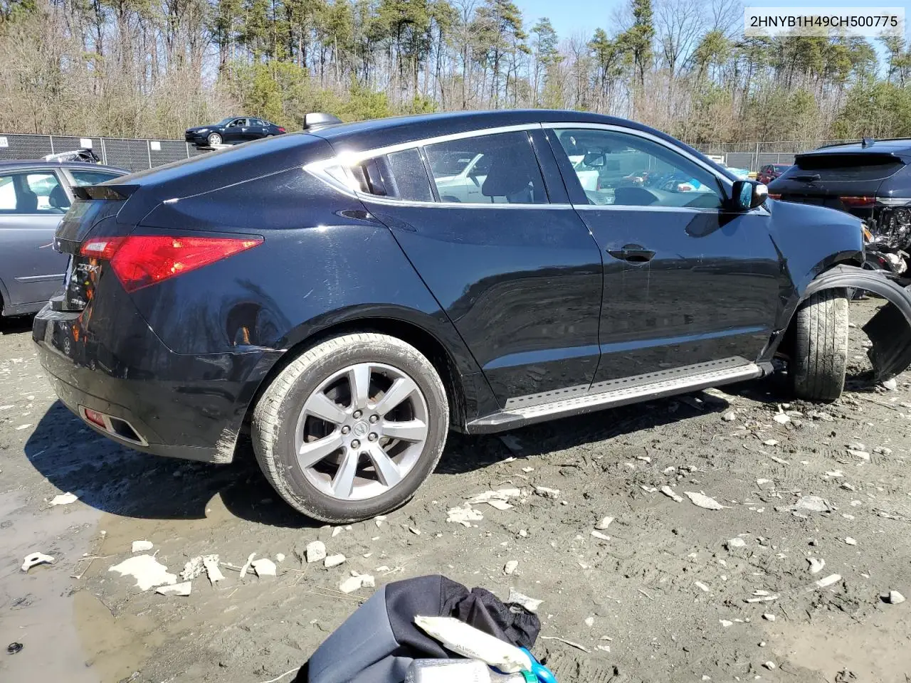 2012 Acura Zdx Technology VIN: 2HNYB1H49CH500775 Lot: 63553615