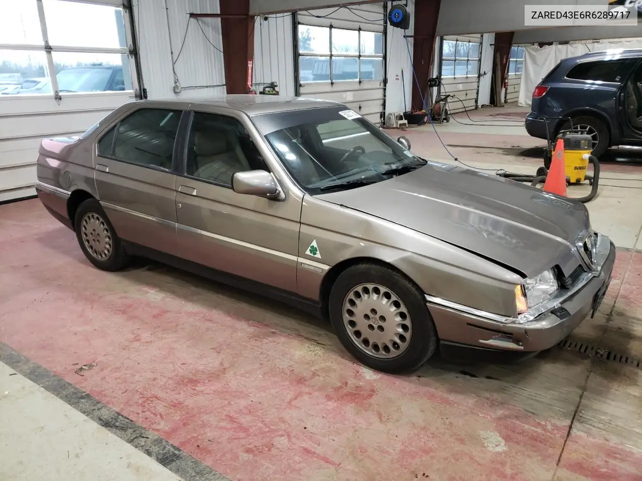 1994 Alfa Romeo 164 Ls VIN: ZARED43E6R6289717 Lot: 51823065