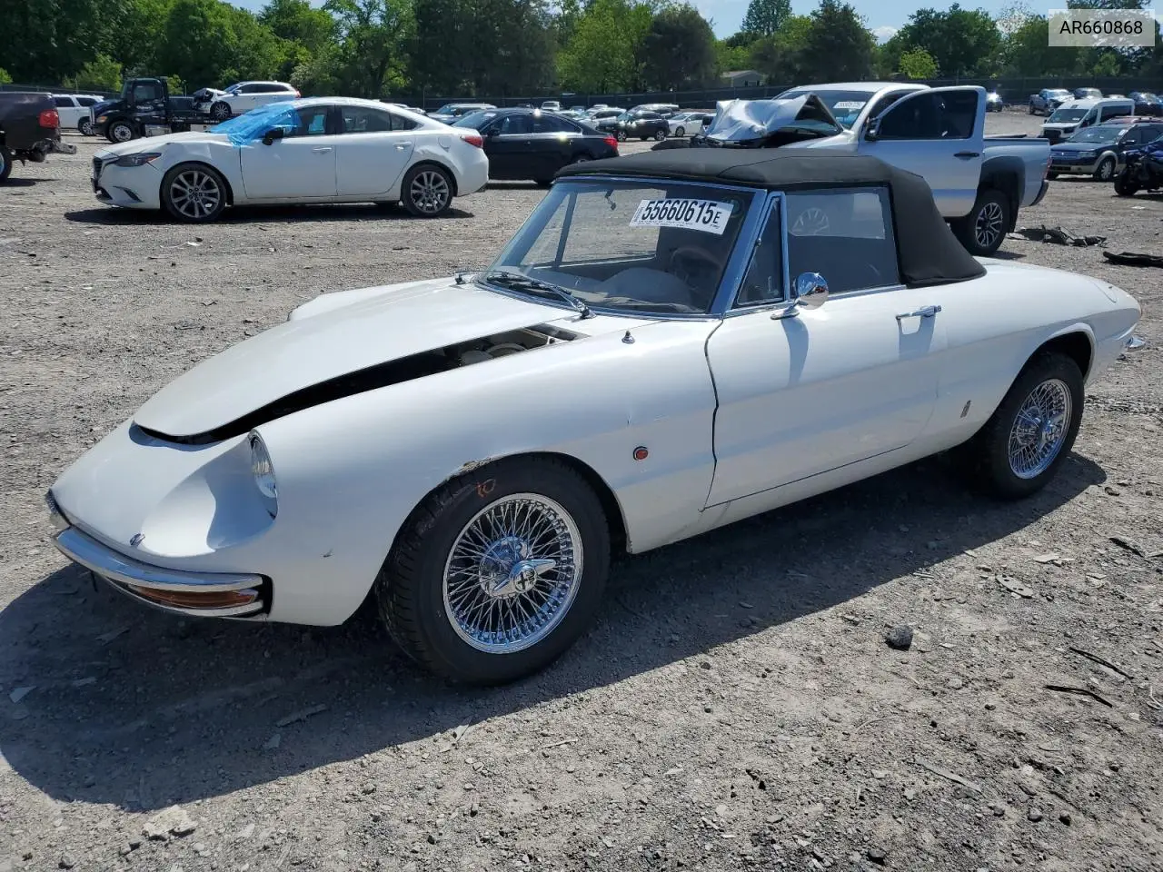 1966 Alfa Romeo Romeo Duet VIN: AR660868 Lot: 55660615