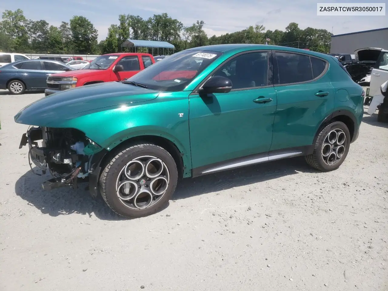 2024 Alfa Romeo Tonale Ti VIN: ZASPATCW5R3050017 Lot: 61748375