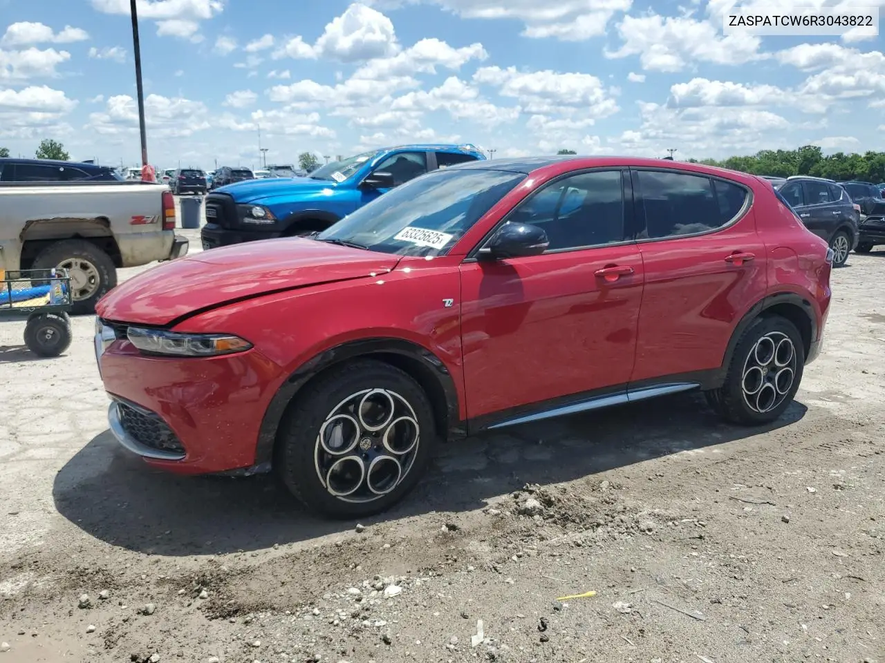 2024 Alfa Romeo Tonale Ti VIN: ZASPATCW6R3043822 Lot: 63325625