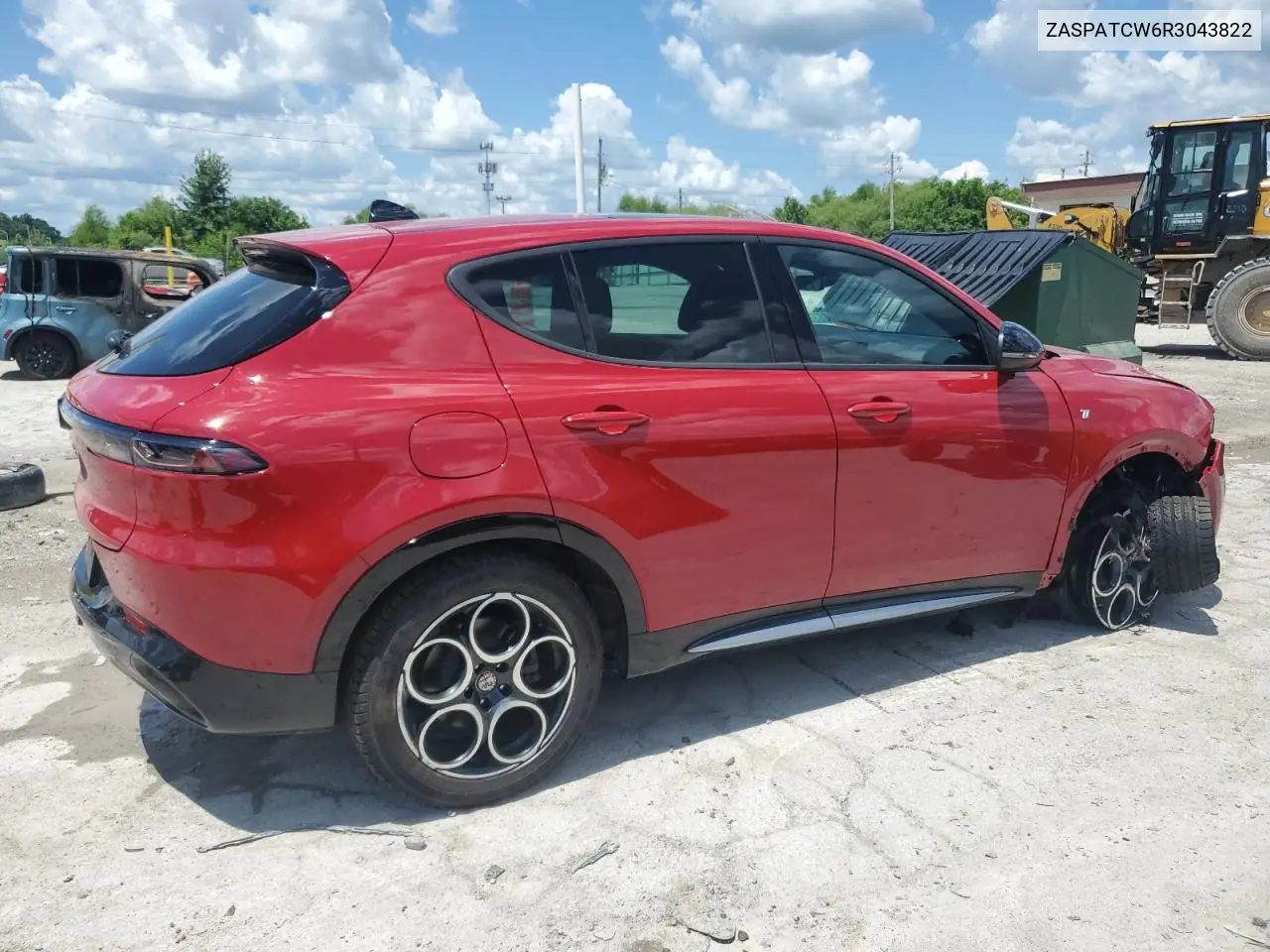 2024 Alfa Romeo Tonale Ti VIN: ZASPATCW6R3043822 Lot: 63325625