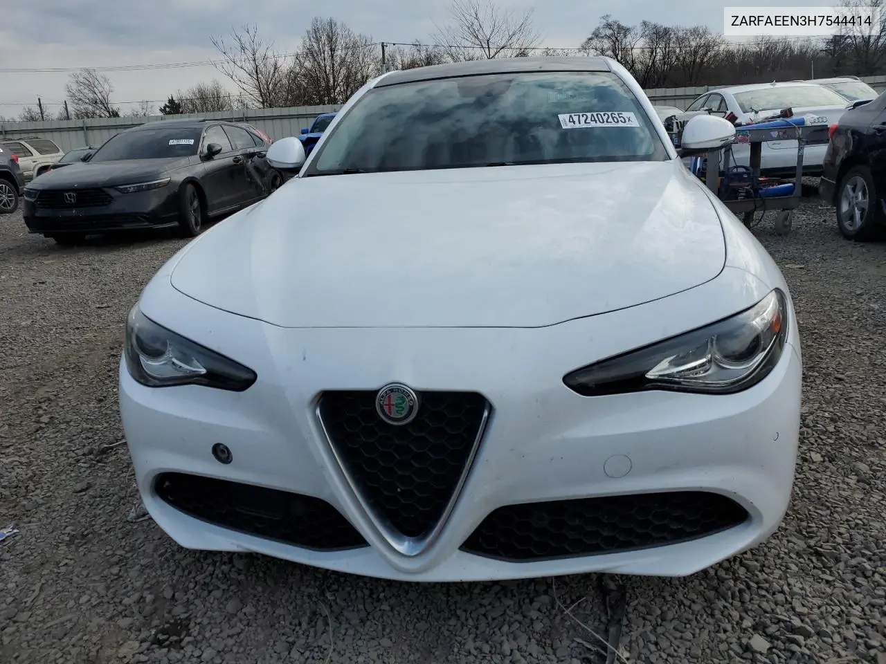 2017 Alfa Romeo Giulia Ti Q4 VIN: ZARFAEEN3H7544414 Lot: 47240265