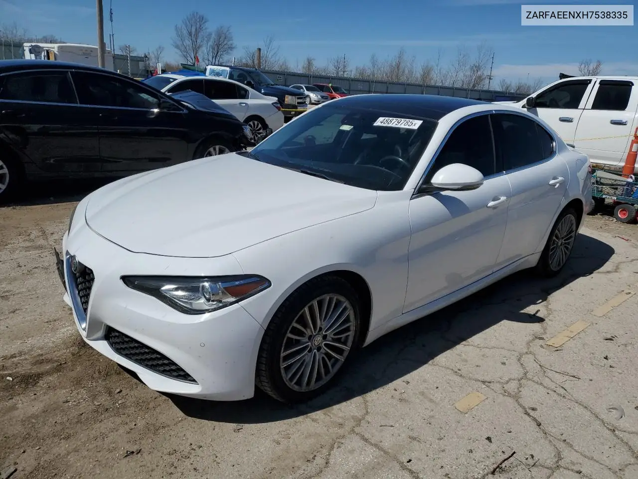 2017 Alfa Romeo Giulia Ti Q4 VIN: ZARFAEENXH7538335 Lot: 48879785