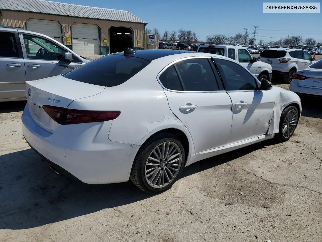 2017 Alfa Romeo Giulia Ti Q4 VIN: ZARFAEENXH7538335 Lot: 48879785