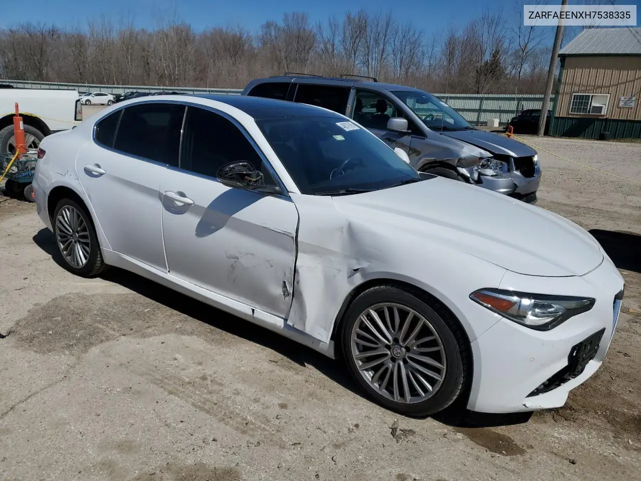 2017 Alfa Romeo Giulia Ti Q4 VIN: ZARFAEENXH7538335 Lot: 48879785
