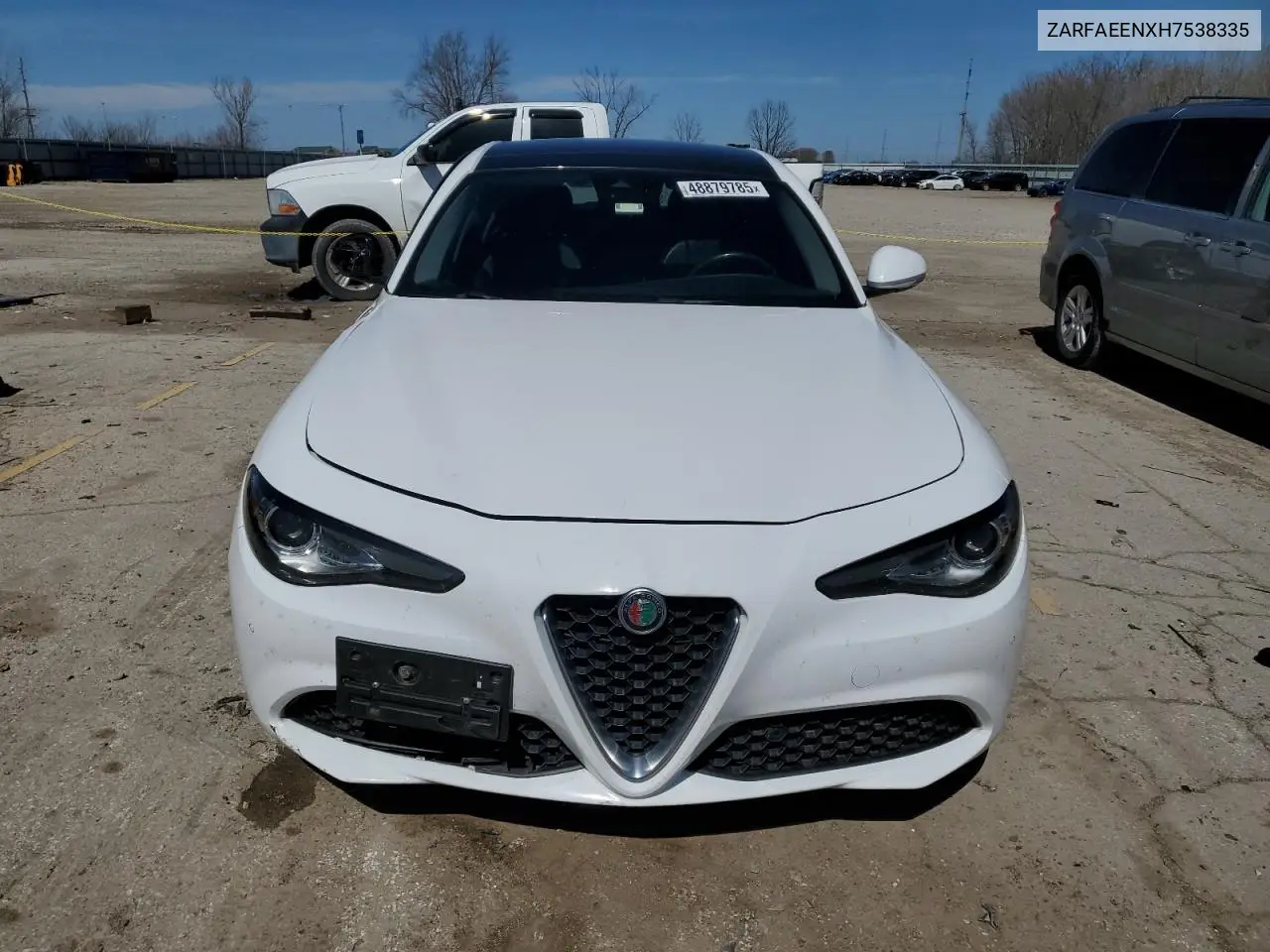 2017 Alfa Romeo Giulia Ti Q4 VIN: ZARFAEENXH7538335 Lot: 48879785