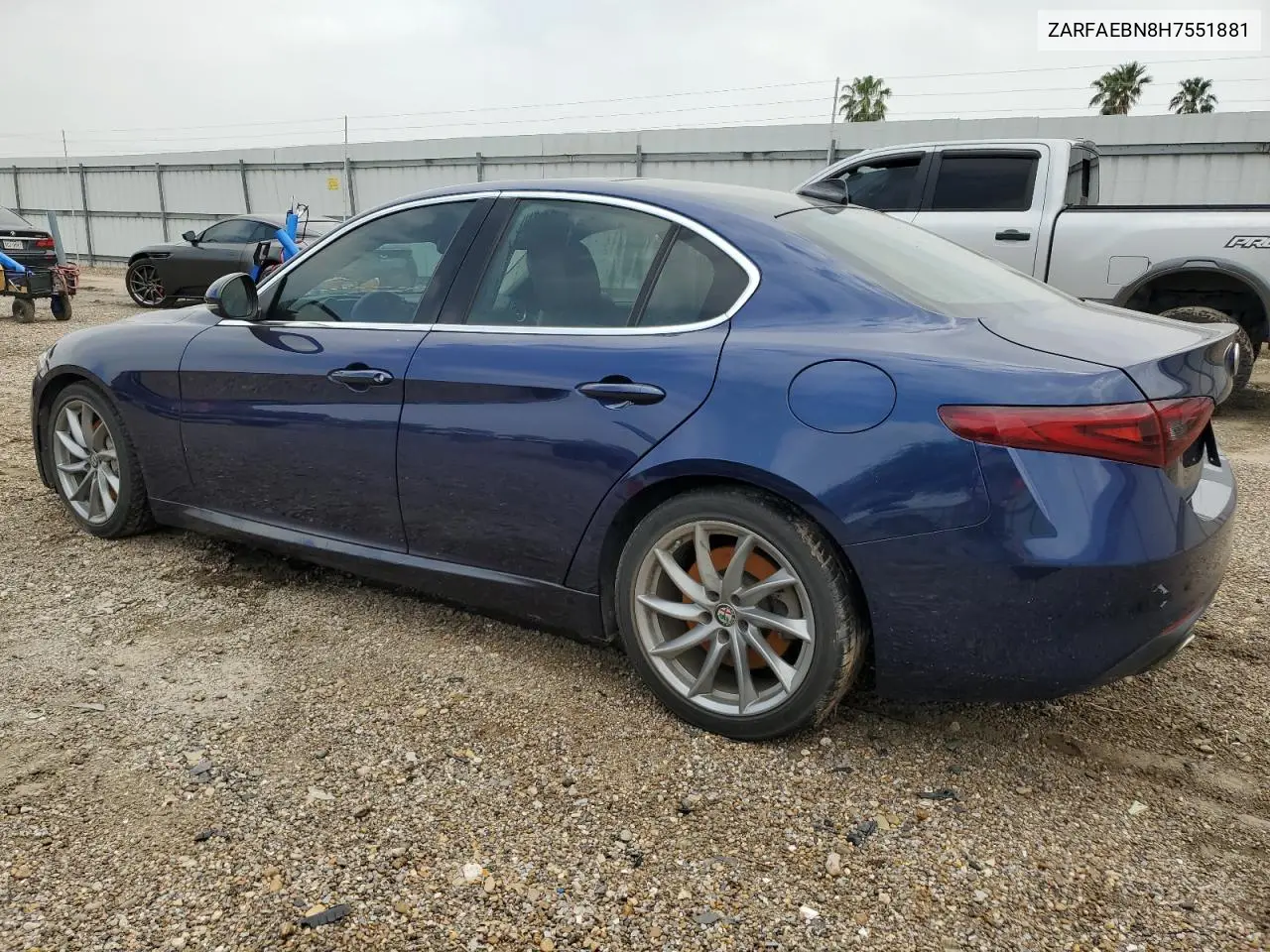 2017 Alfa Romeo Giulia VIN: ZARFAEBN8H7551881 Lot: 51367375